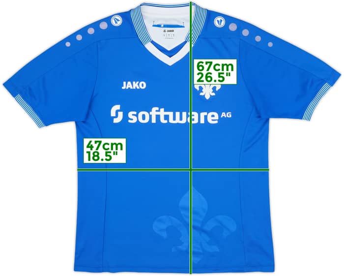 2015-16 SV Darmstadt 98 Home Shirt - 7/10 - (S)