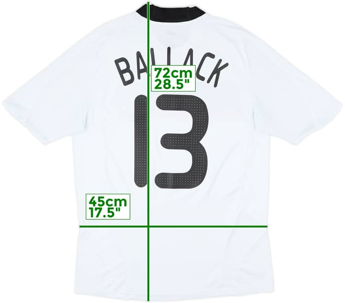 2008-09 Germany Home Shirt Ballack #13 - 5/10 - (M)