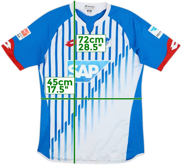 2015-16 TSG Hoffenheim Signed Home Shirt Polanski #8 - 6/10 - (XL.Boys)