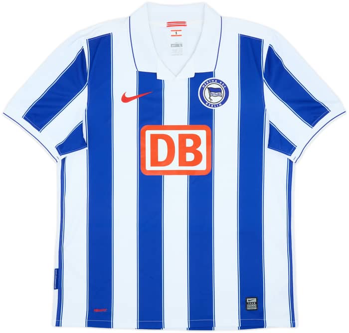 2009-10 Hertha Berlin Home Shirt - 8/10 - (L)