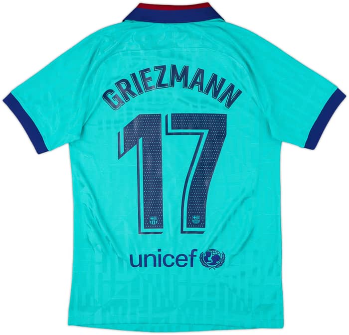2019-20 Barcelona Authentic Third CL Shirt Griezmann #17 - 8/10 - (S)