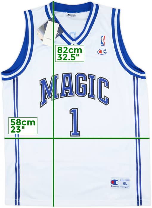 2003-04 Orlando Magic McGrady #1 Champion Home Jersey (XL)