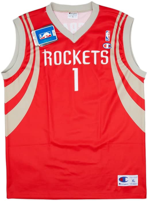 2004-10 Houston Rockets McGrady #1 Champion Away Jersey (XL)