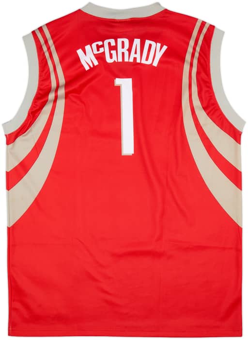 2004-10 Houston Rockets McGrady #1 Champion Away Jersey (XL)