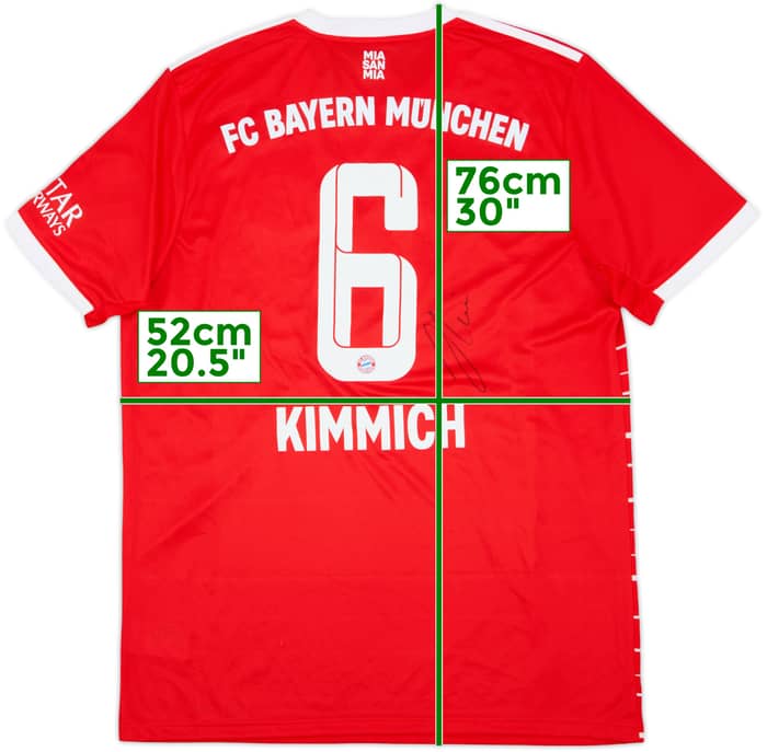 2022-23 Bayern Munich Signed Home Shirt Kimmich #6 (L)