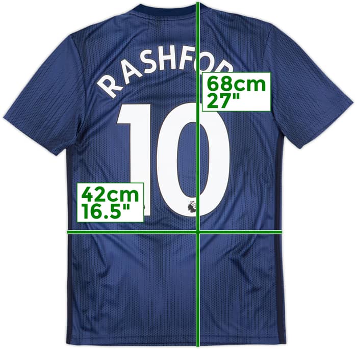 2018-19 Manchester United Third Shirt Rashford #10 - 10/10 - (XS)