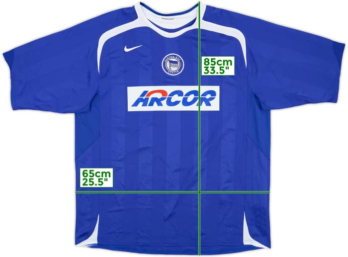 2005-06 Hertha Berlin Home Shirt - 8/10 - (XXL)