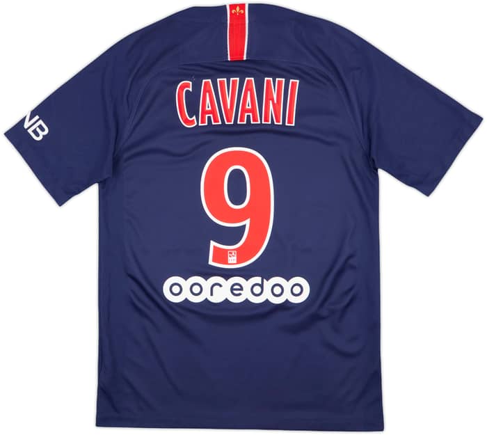 2018-19 Paris Saint-Germain Home Shirt Cavani #9 - 8/10 - (S)