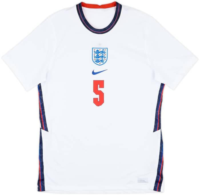 2020-22 England Home Shirt Stones #5 - 10/10 - (M)