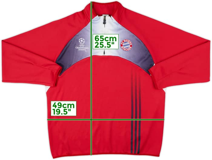 2003-04 Bayern Munich CL adidas 1/4 Sweat Top - 6/10 - (M/L)