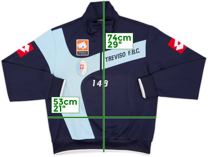 2008-09 Treviso Lotto 1/4 Zip Drill Top - 5/10 - (L)