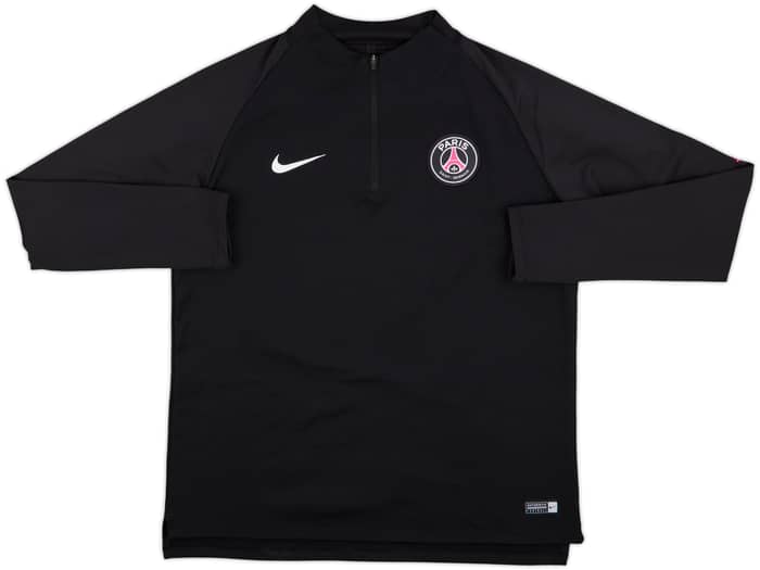 2020-21 Paris Saint-Germain Nike 1/4 Zip Drill Top - 5/10 - (L)