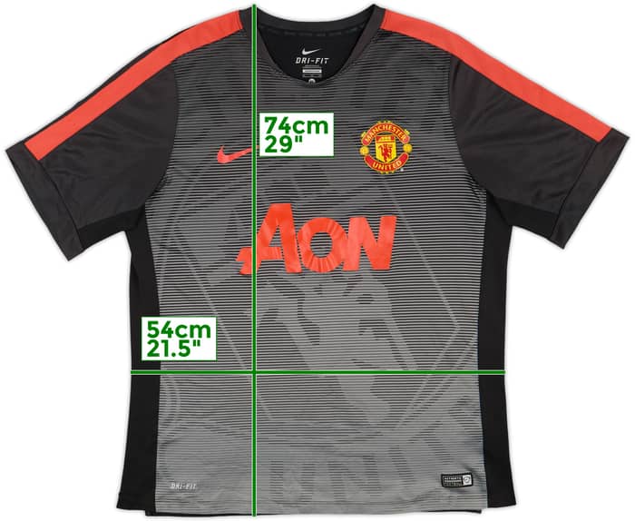 2014-15 Manchester United Nike Training Shirt - 8/10 - (XL)