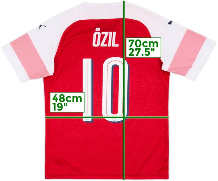 2018-19 Arsenal Home Shirt Ozil #10 - 6/10 - (M)