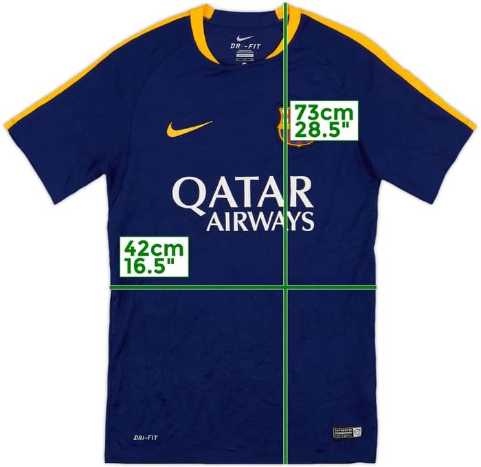 2015-16 Barcelona Nike Training Shirt Messi #10 - 9/10 - (S)