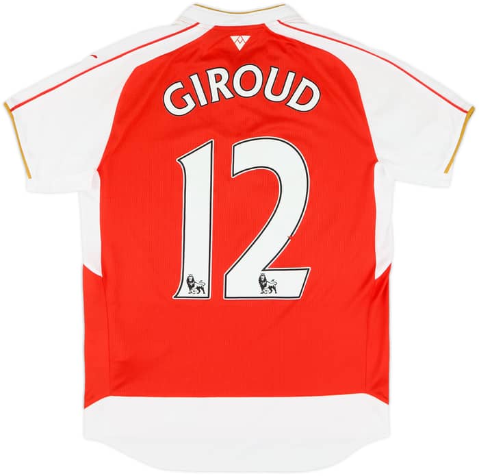 2015-16 Arsenal Home Shirt Giroud #12 - 4/10 - (S)