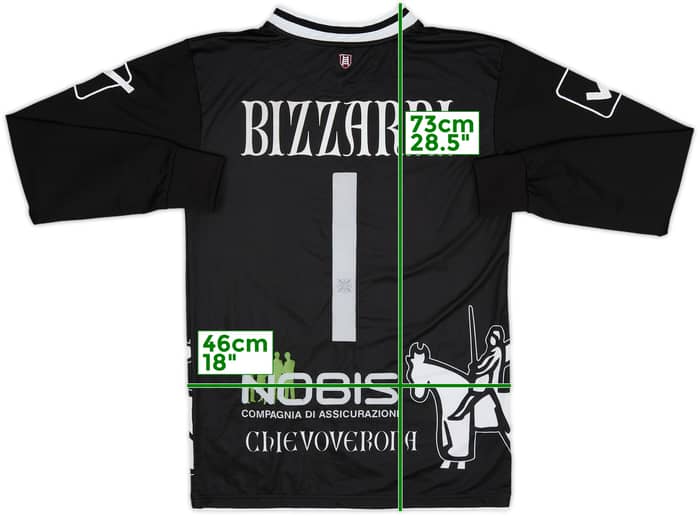 2014-15 Chievo Verona GK Shirt Bizzarri #1 - 6/10 - (M)