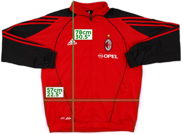 2005-06 AC Milan adidas Track Jacket - 8/10 - (M/L)