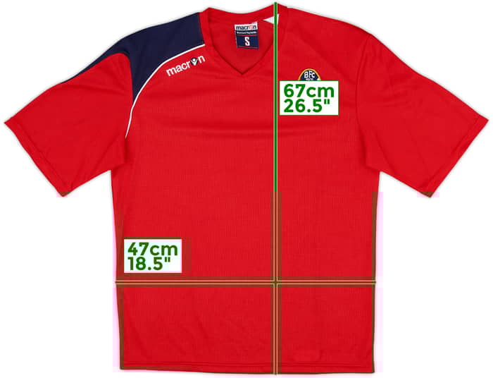 2010-11 Bologna Macron Training Shirt - 9/10 - (S)