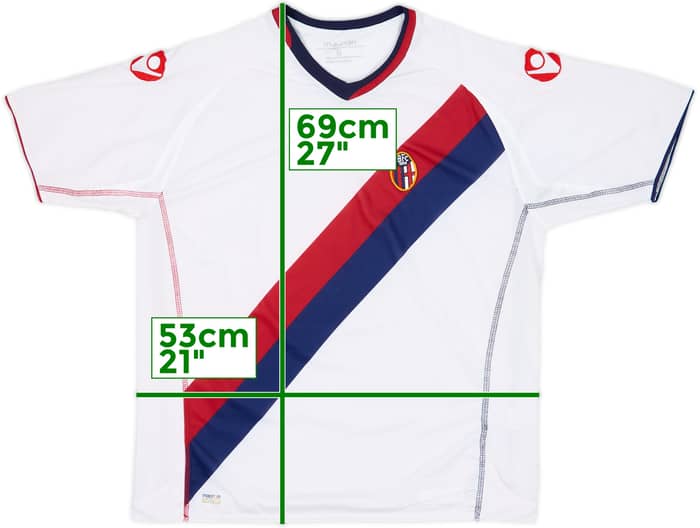 2007-08 Bologna Away Shirt #16 - 6/10 - (S)