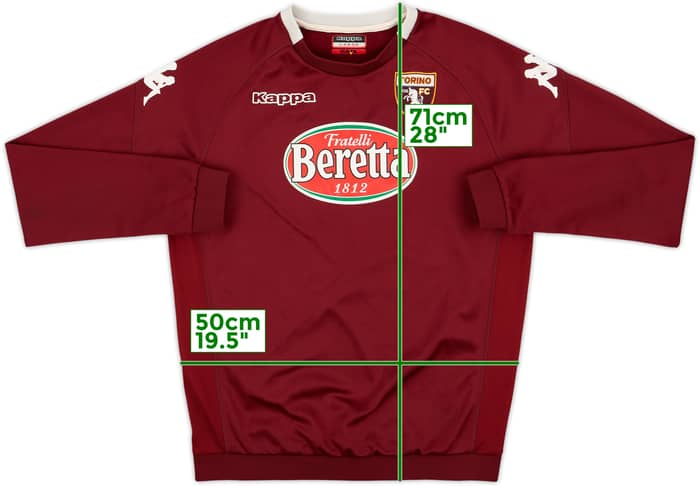 2018-19 Torino Kappa Sweat Top - 8/10 - (L)