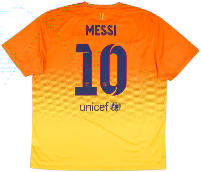 2012-13 Barcelona Basic Away Shirt Messi #10 - 6/10 - (XXL)