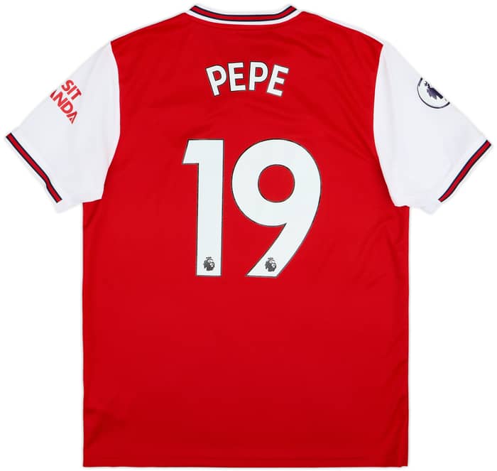 2019-20 Arsenal Home Shirt Pepe #19 - 9/10 - (L)