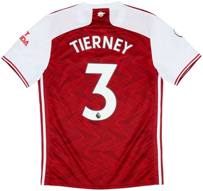 2020-21 Arsenal Home Shirt Tierney #3 - 5/10 - (M)