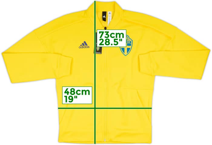2017-18 Sweden adidas Track Jacket (S)