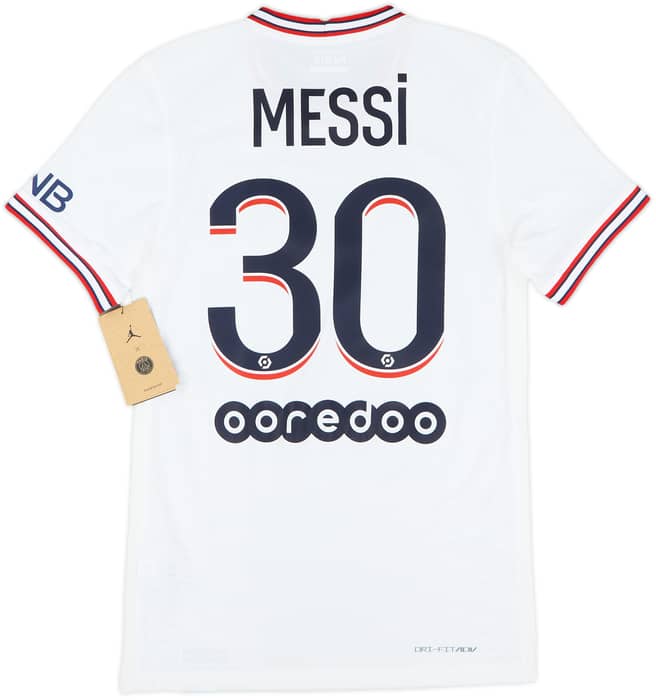 2021-22 Paris Saint-Germain Authentic Fourth Shirt Messi #30 (XS)