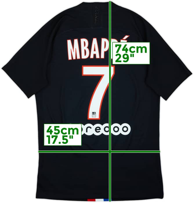 2019-20 Paris Saint-Germain Authentic Fourth Shirt Mbappe #7 - 8/10 - (S)