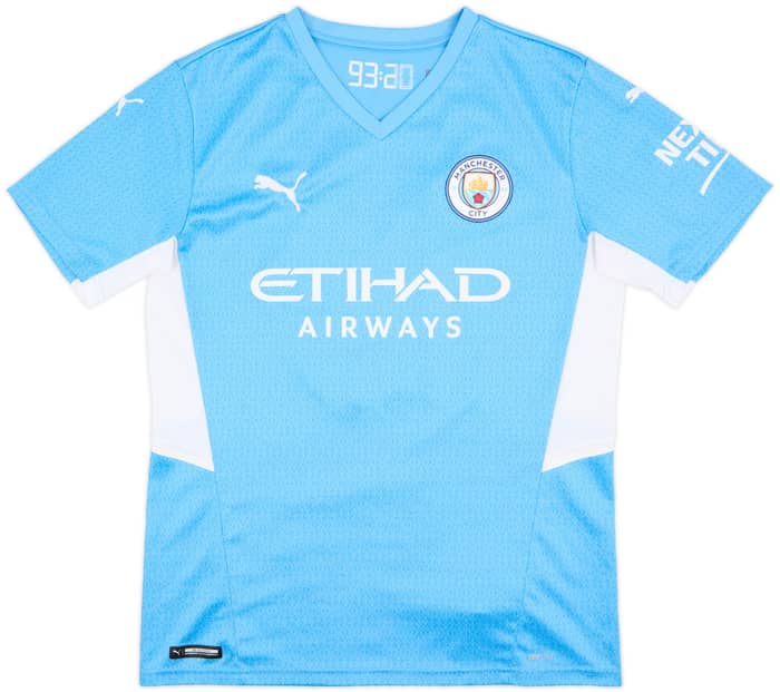 2021-22 Manchester City Home Shirt Grealish #10 - 8/10 - (M)