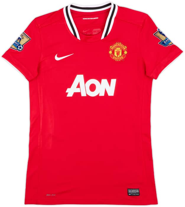 2011-12 Manchester United Home Shirt Scholes #22 - 8/10 - (Women's S)