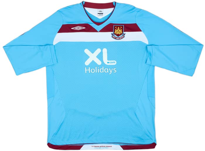 2008-09 West Ham Away L/S Shirt Noble #16 - 6/10 - (XL)