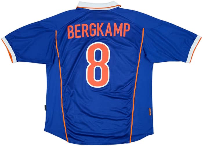 1998-00 Netherlands Away Shirt Bergkamp #8 - 6/10 - (XL)