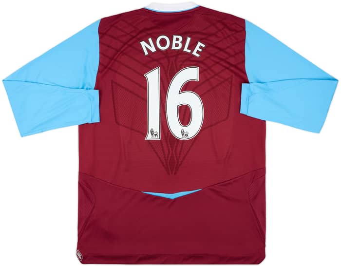 2008-09 West Ham Home L/S Shirt Noble #16 - 8/10 - (XL)