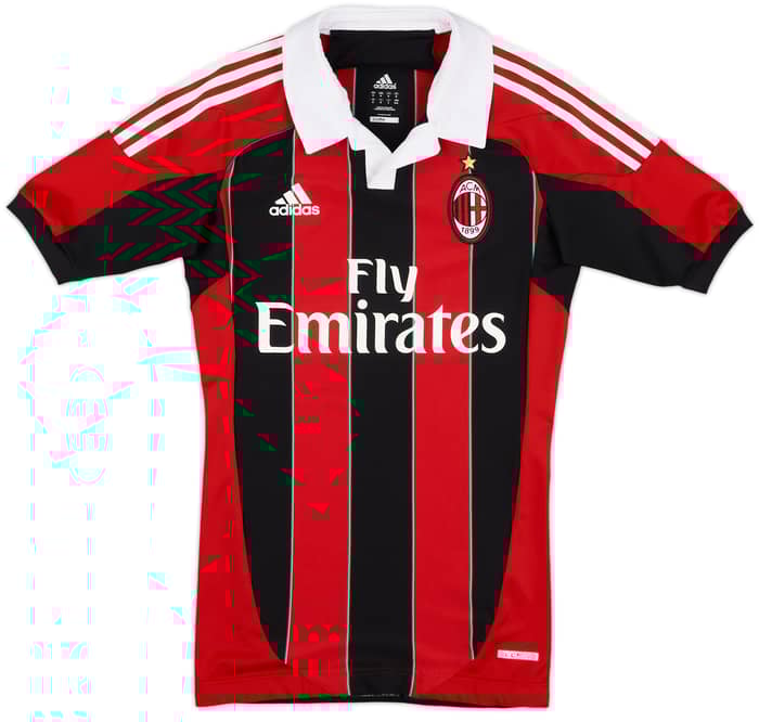 2012-13 AC Milan TechFit Player Issue Home Shirt Pato #9 - 5/10 - (M)