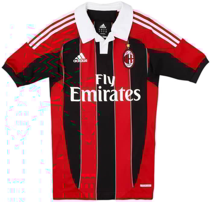2012-13 AC Milan TechFit Player Issue Home Shirt Pato #9 - 5/10 - (M)