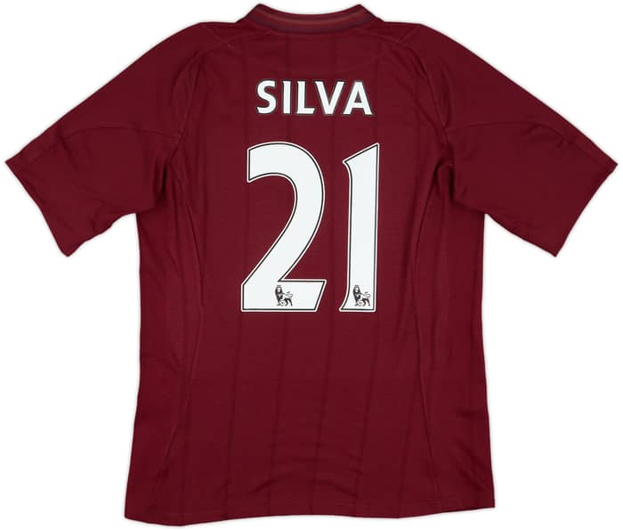 2012-13 Manchester City Away Shirt Silva #21 - 8/10 - (M)