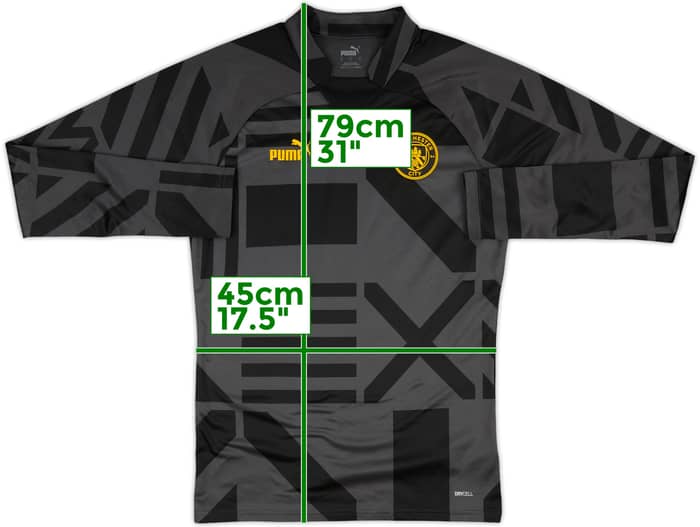 2022-23 Manchester City Puma Drill Top - 9/10 - (S)
