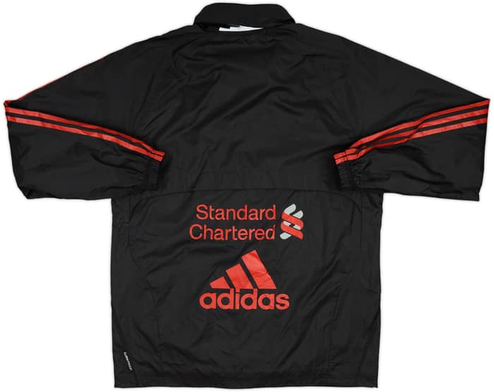 2010-11 Liverpool adidas Staff Issue Hooded Rain Jacket SR - 8/10 - (L)