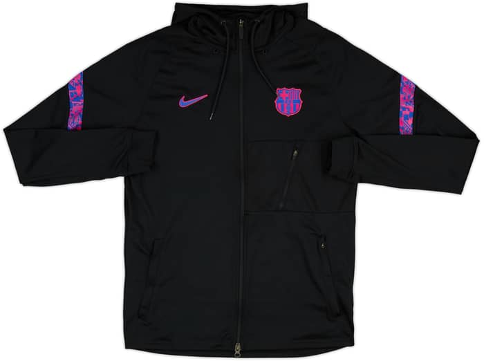 2021-22 Barcelona Nike Hooded Sweat Top - 9/10 - (M)