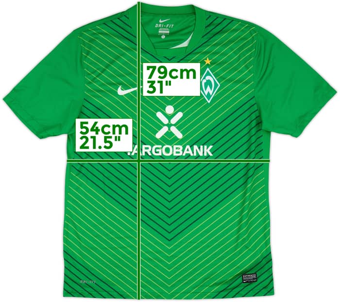 2011-12 Werder Bremen Home Shirt - 9/10 - (L)