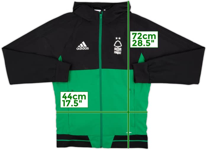 2017-18 Nottingham Forest adidas Track Jacket - 8/10 - (S)