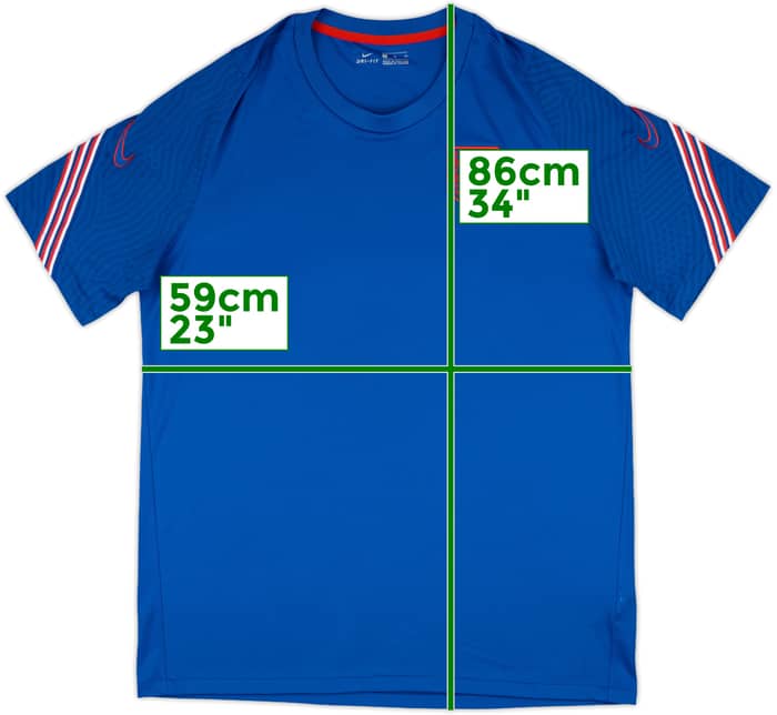 2020-21 England Nike Training Shirt - 8/10 - (XL)