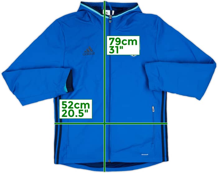 2016-17 West Brom adidas Hooded Track Jacket - 10/10 - (M)