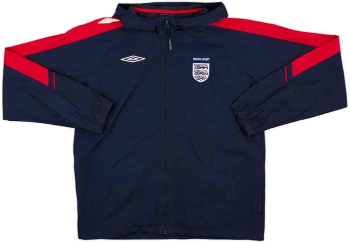 2007-09 England Umbro Hooded Rain Jacket - 7/10 - (L)