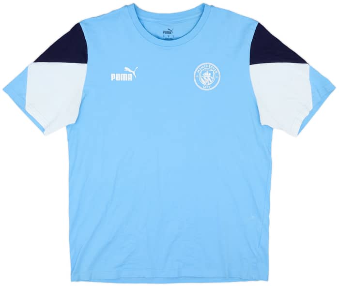 2021-22 Manchester City Puma Cotton Tee - 10/10 - (M)