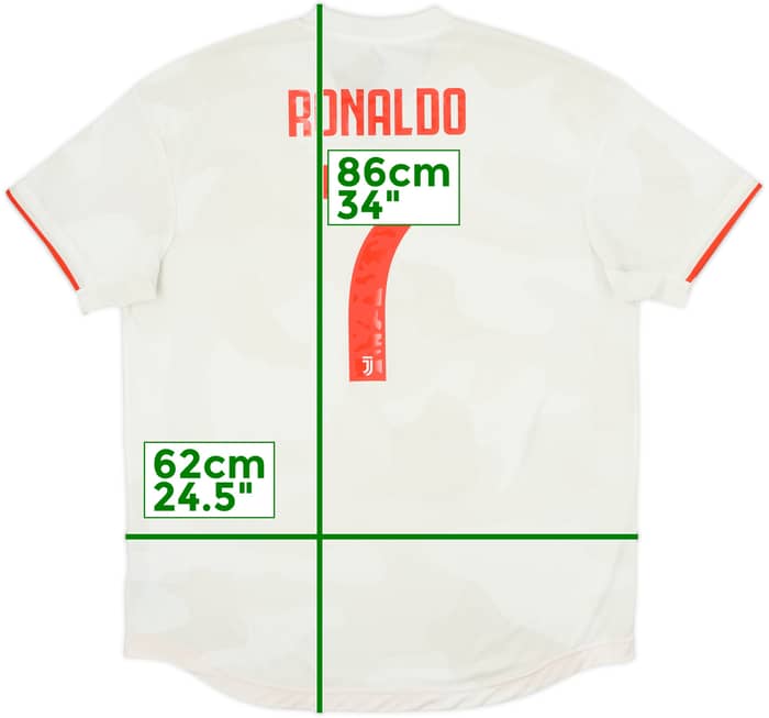 2019-20 Juventus Authentic Away Shirt Ronaldo #7 - 8/10 - (XL)