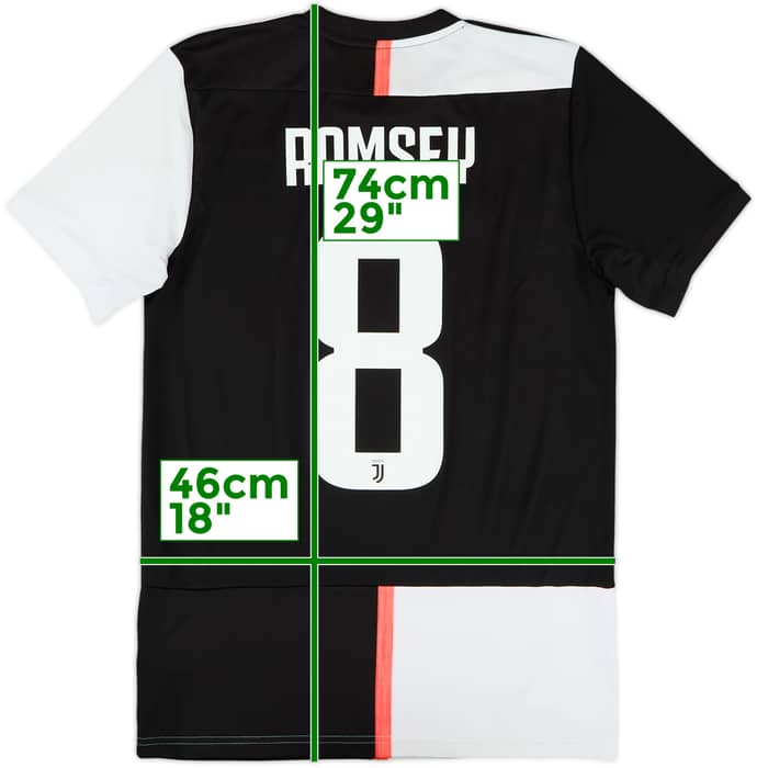 2019-20 Juventus Home Shirt Ramsey #8 - 6/10 - (S)